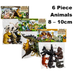 Animals - Farm or Wild 6 Piece Assorted
